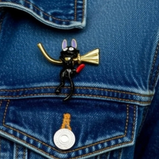 Broche Mélusine Onyx