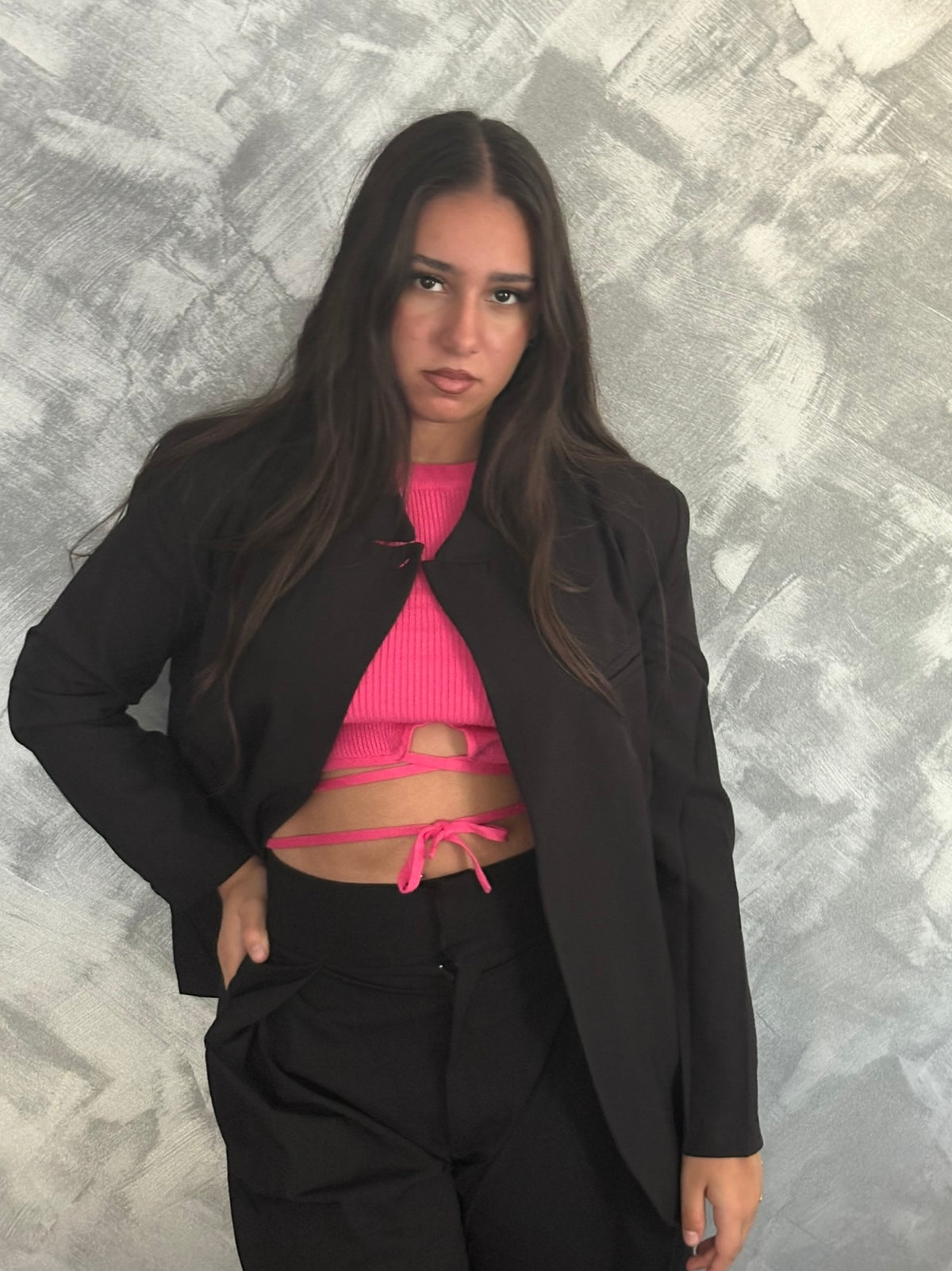 Top Chiara Framboise