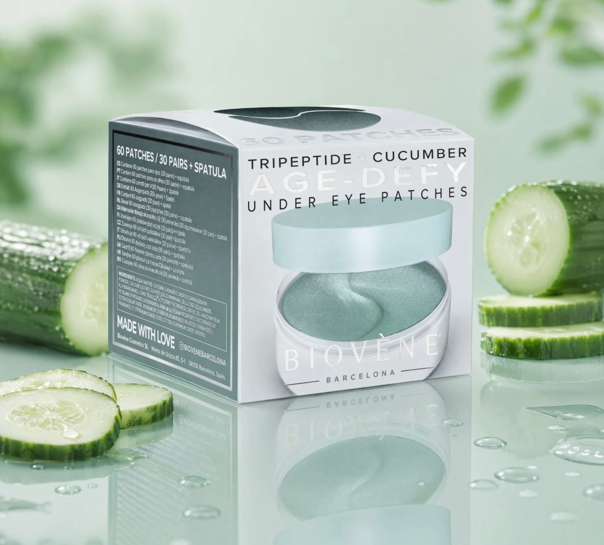 Patchs Contour des yeux Tripeptide et Concombre