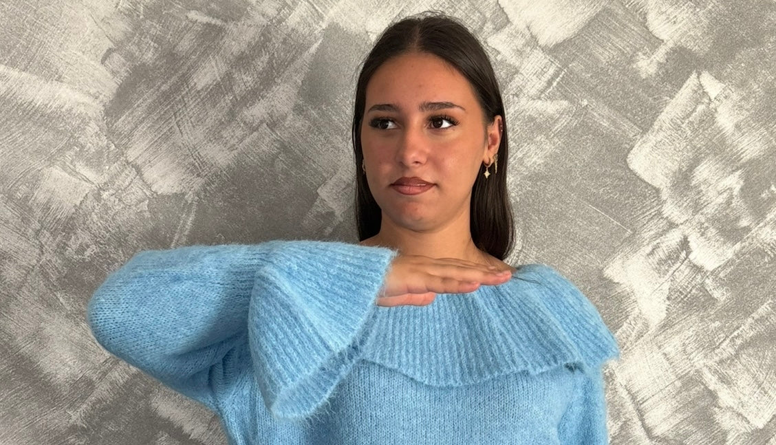Pull Gabrielle Azur
