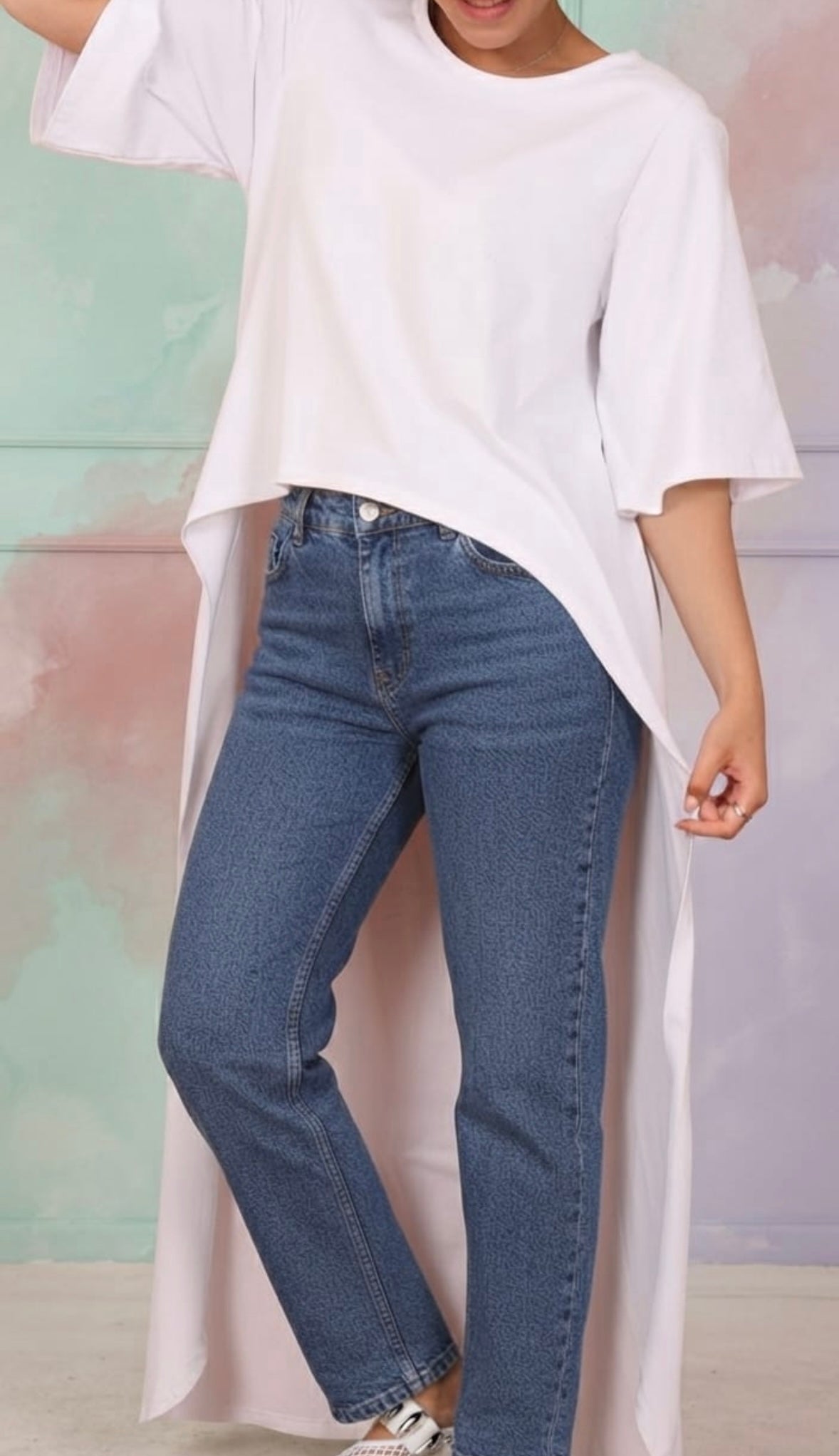 T-shirt Delilah Lait