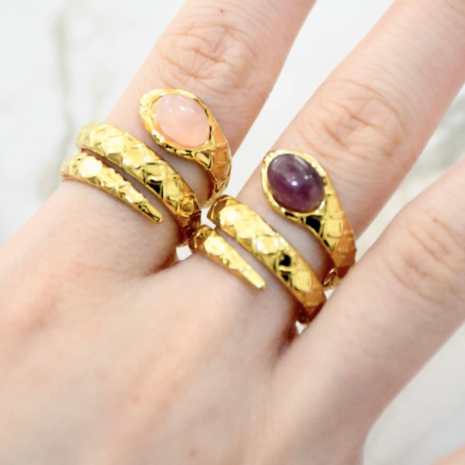 Bague Farah Prune