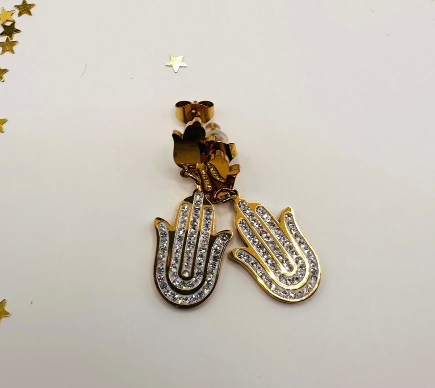 Boucles d’oreilles Esmeralda Or Solaire