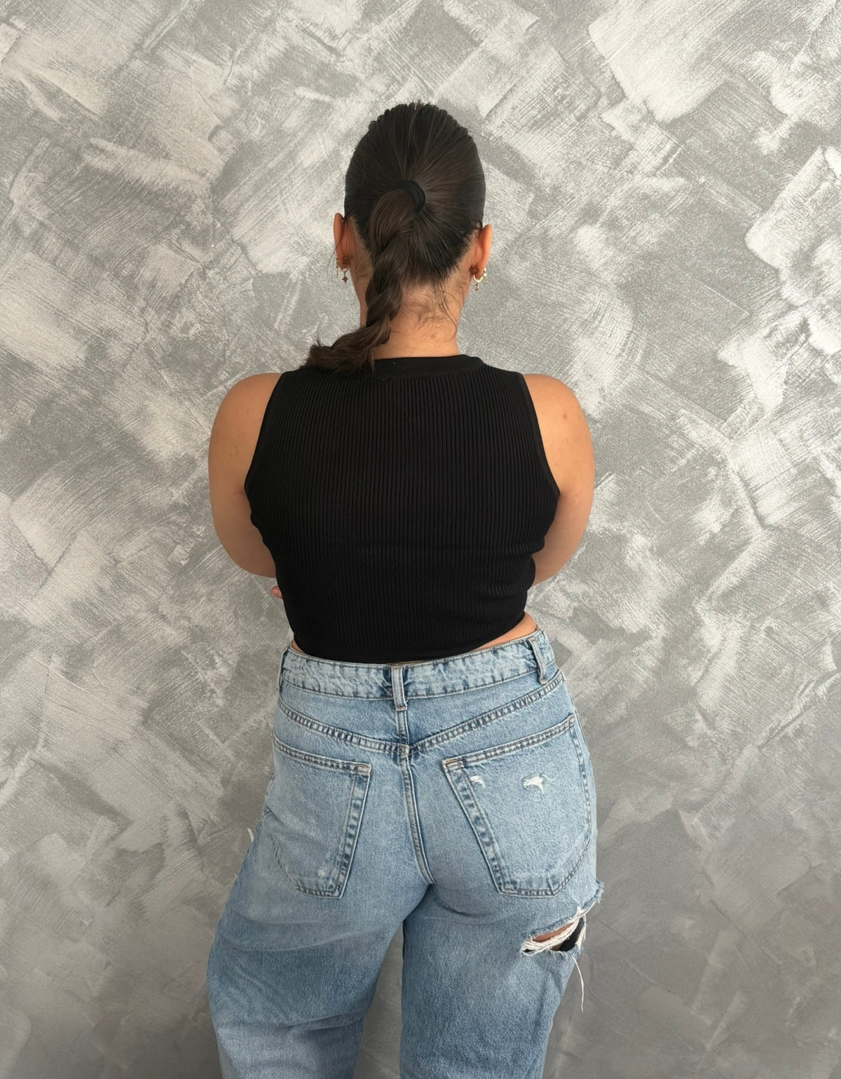 Top Chiara Réglisse