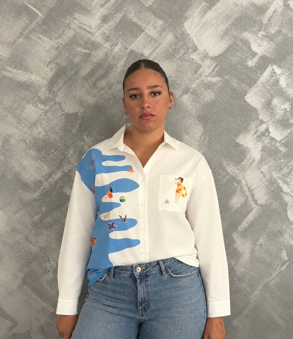 Chemise Ninon Océan