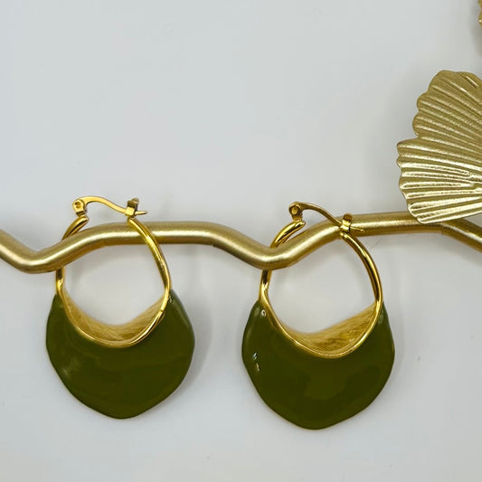 Boucles d’oreilles Barbara Verveine
