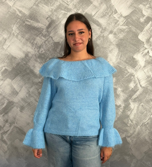 Pull Gabrielle Azur