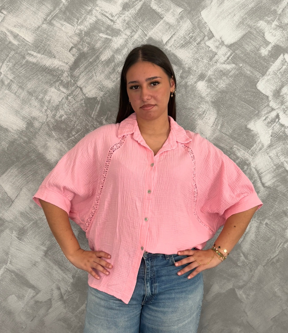 Chemise Doriane Dragée