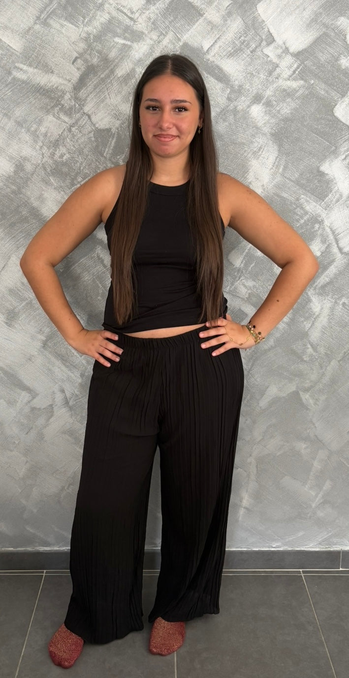 Pantalon Alya Réglisse