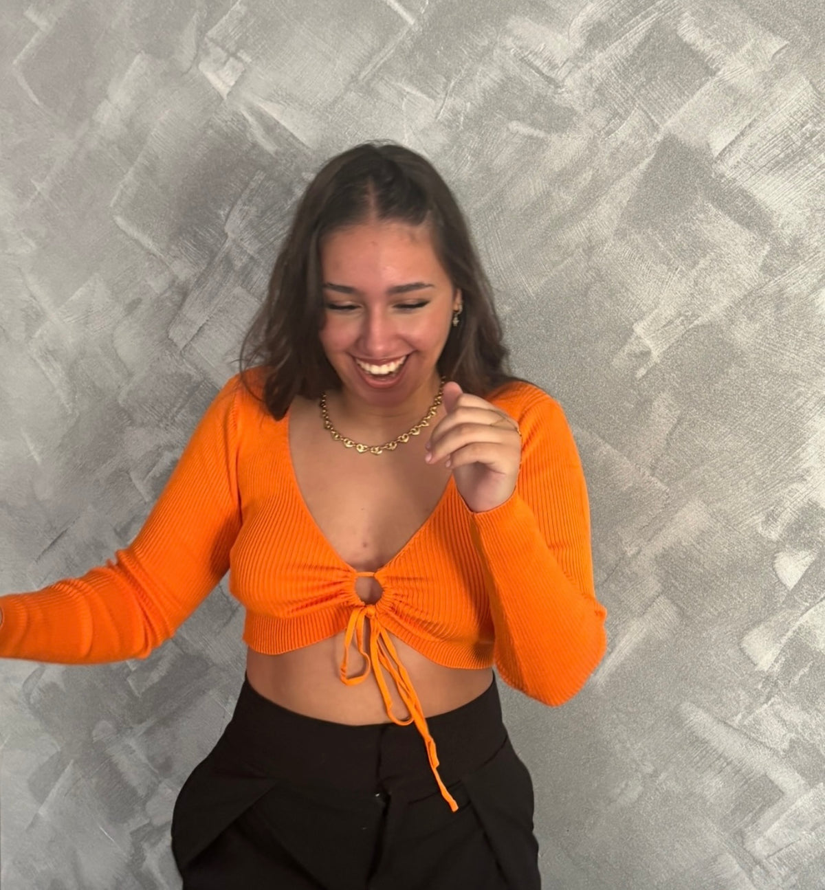 Top Leya Mandarine