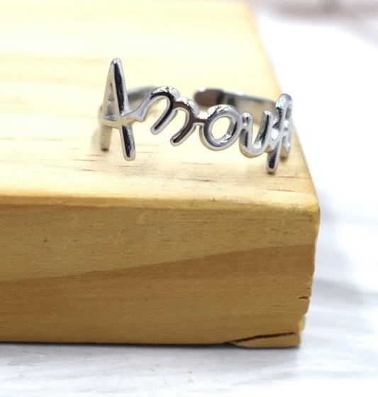 Bague Aimée Argent Lunaire