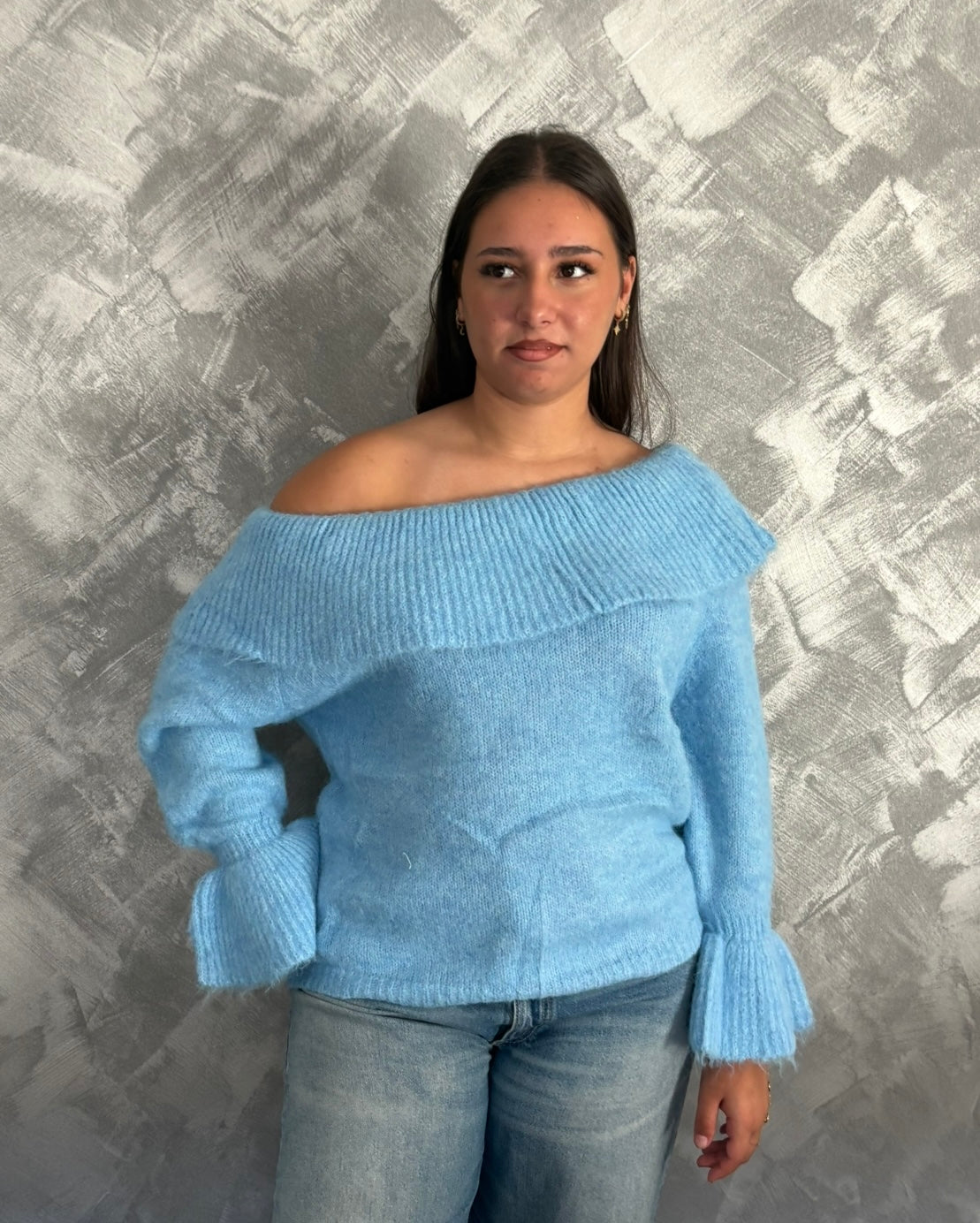 Pull Gabrielle Azur