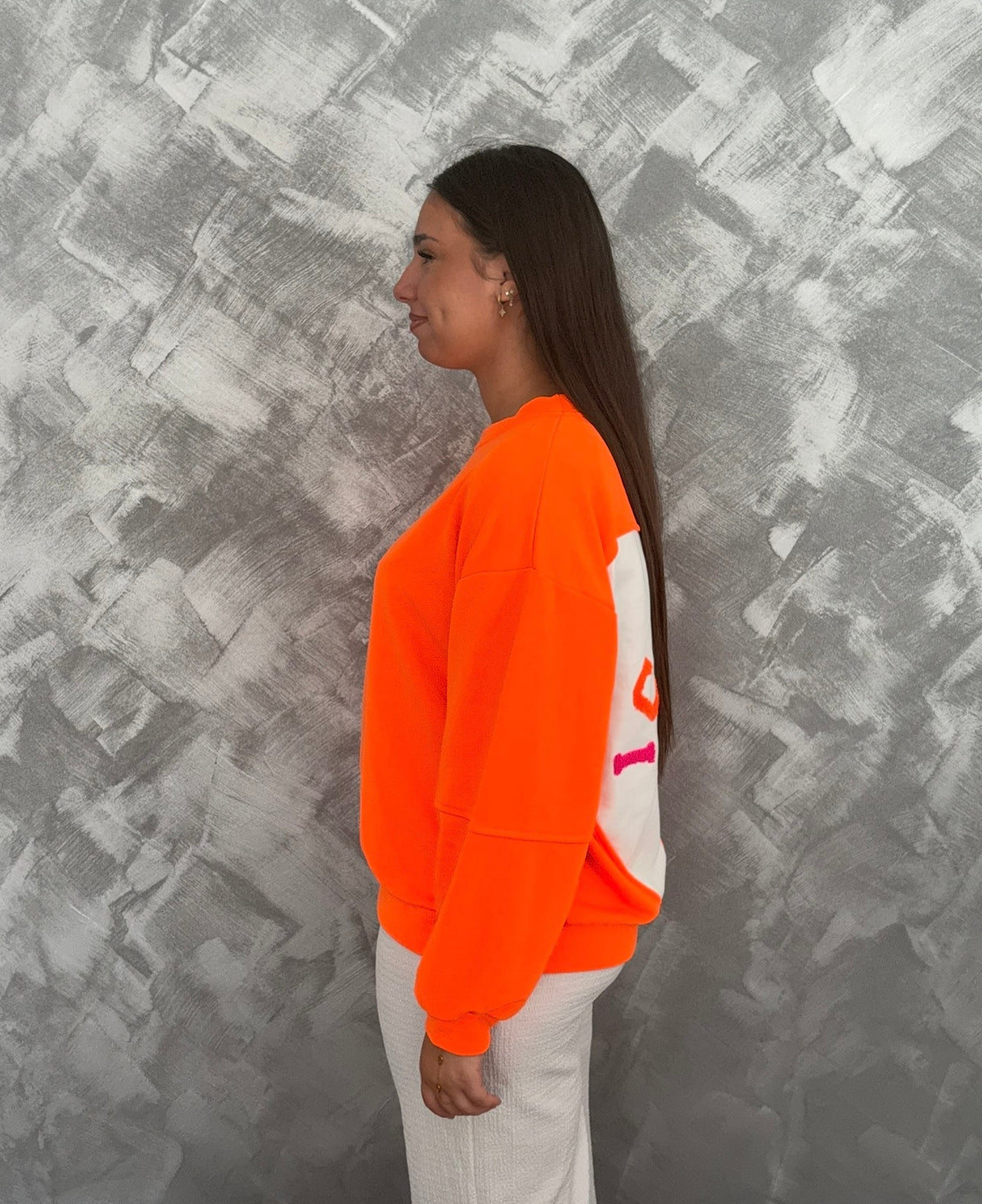 Sweat Gwen Mandarine Néon