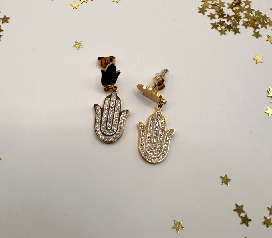 Boucles d’oreilles Esmeralda Or Solaire