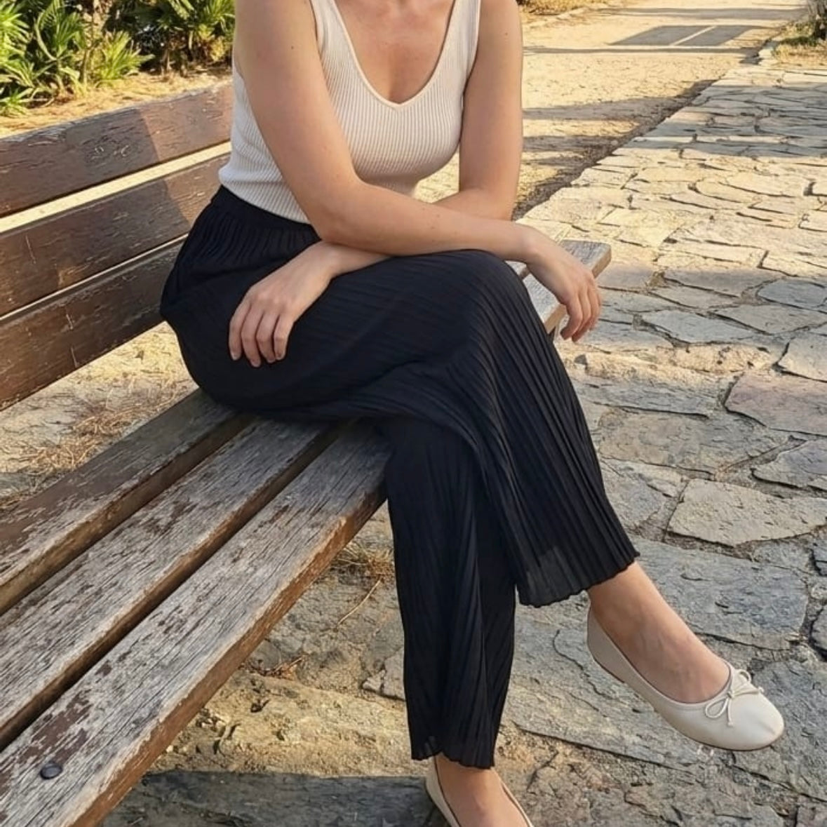 Pantalon Alya Réglisse