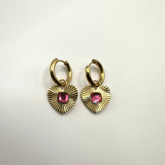 Boucles d’oreilles Nora Framboise