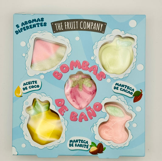 Coffret Bombes de bain fruitées