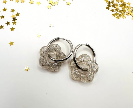 Boucles d’oreilles Daisie Givré