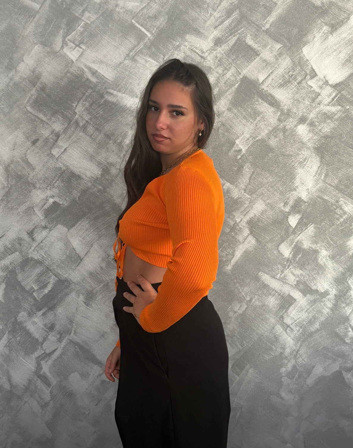 Top Leya Mandarine