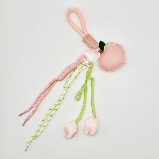Porte-clés bijou de sac Pink Magic