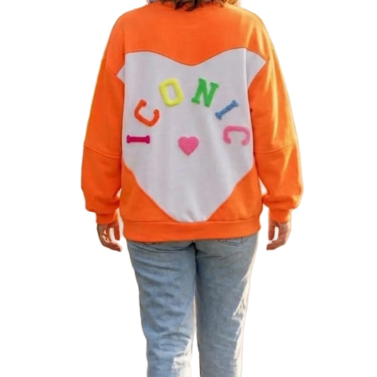 Sweat Gwen Mandarine Néon