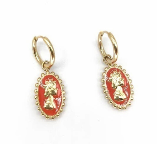 Boucles d’oreilles Mona Mandarine