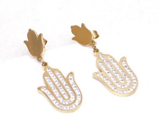 Boucles d’oreilles Esmeralda Or Solaire
