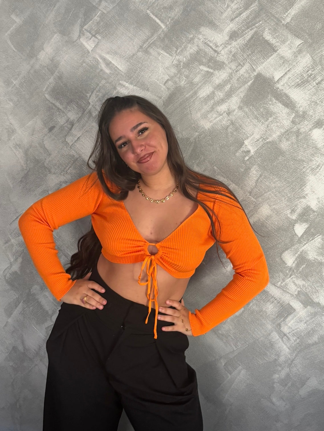 Top Leya Mandarine