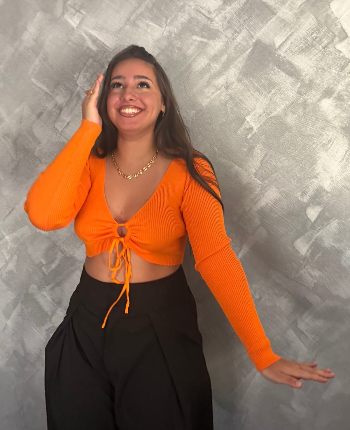 Top Leya Mandarine