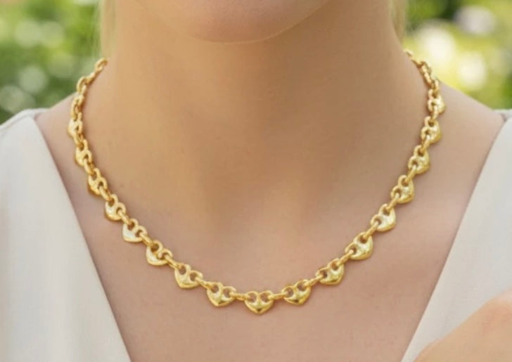 Collier Brianna Or Solaire