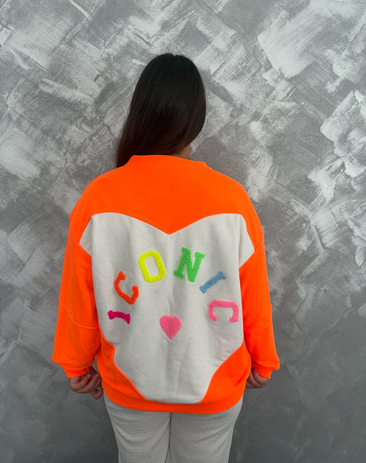 Sweat Gwen Mandarine Néon